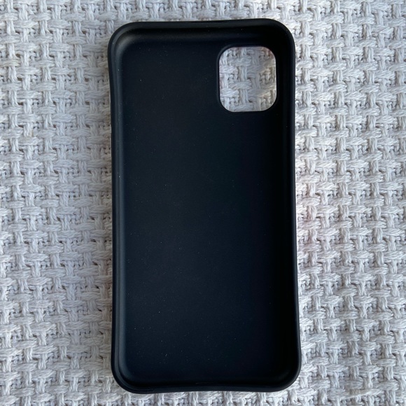 iPhone 11 pink floral & black case - Picture 2 of 2